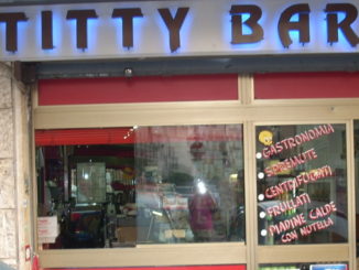 Titty Bar Street Sign