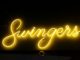 Neon Yellow Swingers Sign